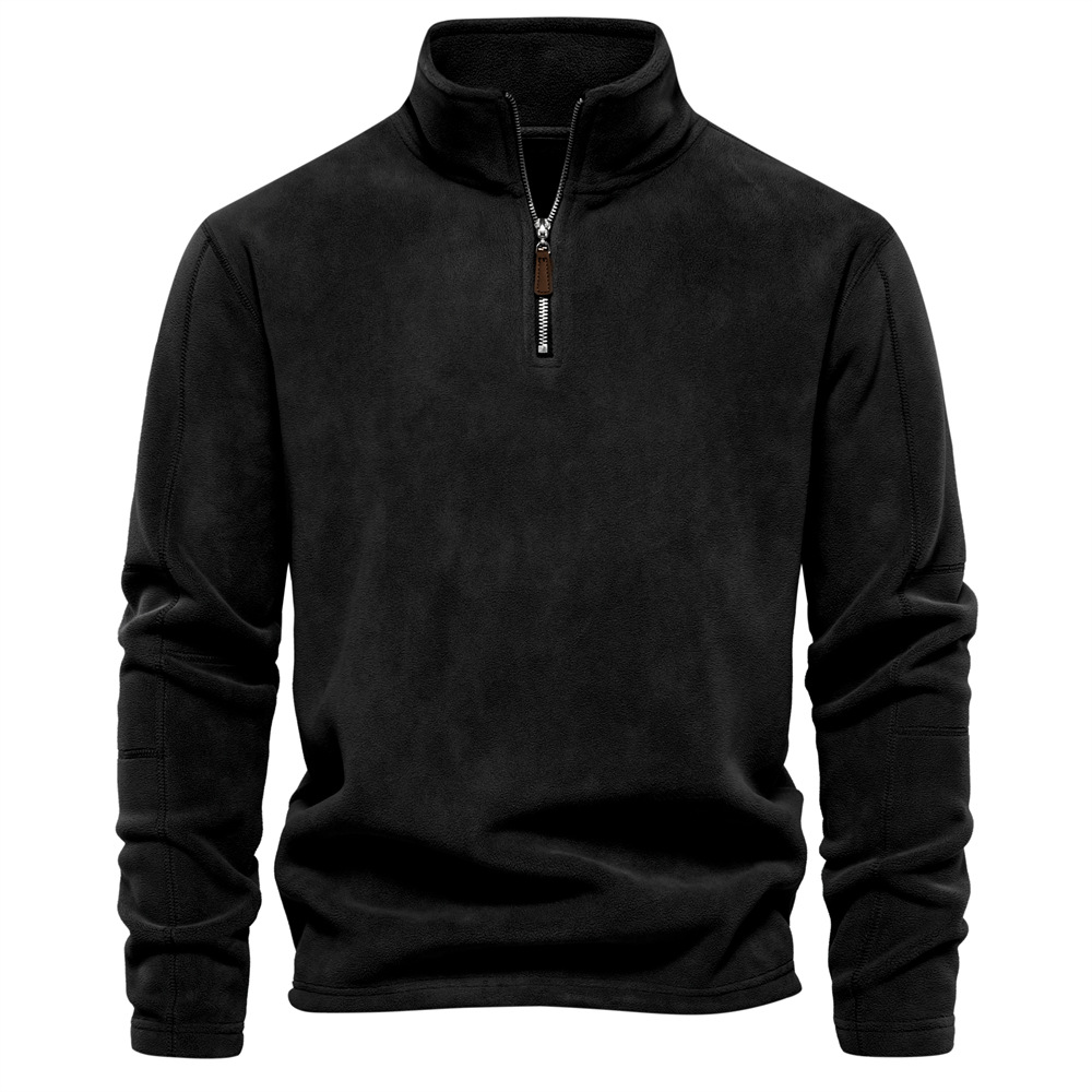 Cloudio™ - Men's Soft  Zipper Neck Sweatshirt