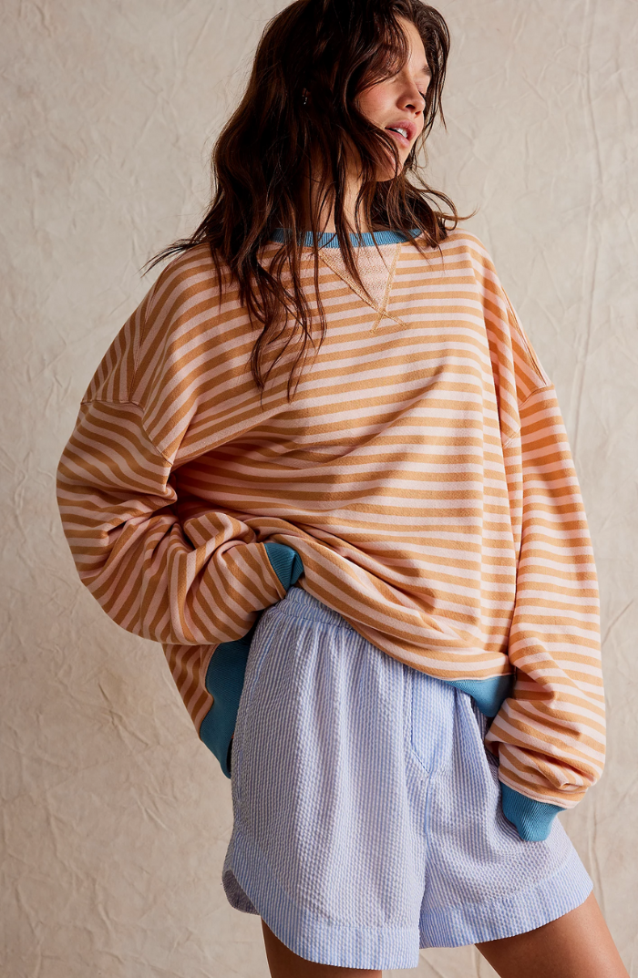 Olivia™ - Oversized Striped Jumper