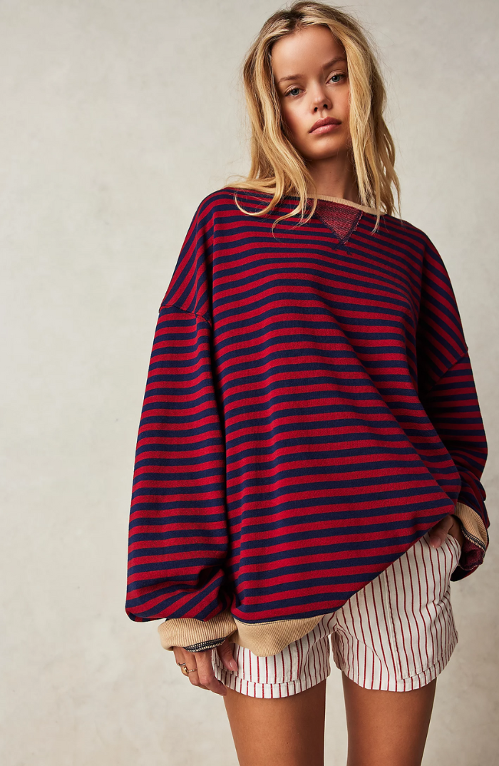 Olivia™ - Oversized Striped Jumper