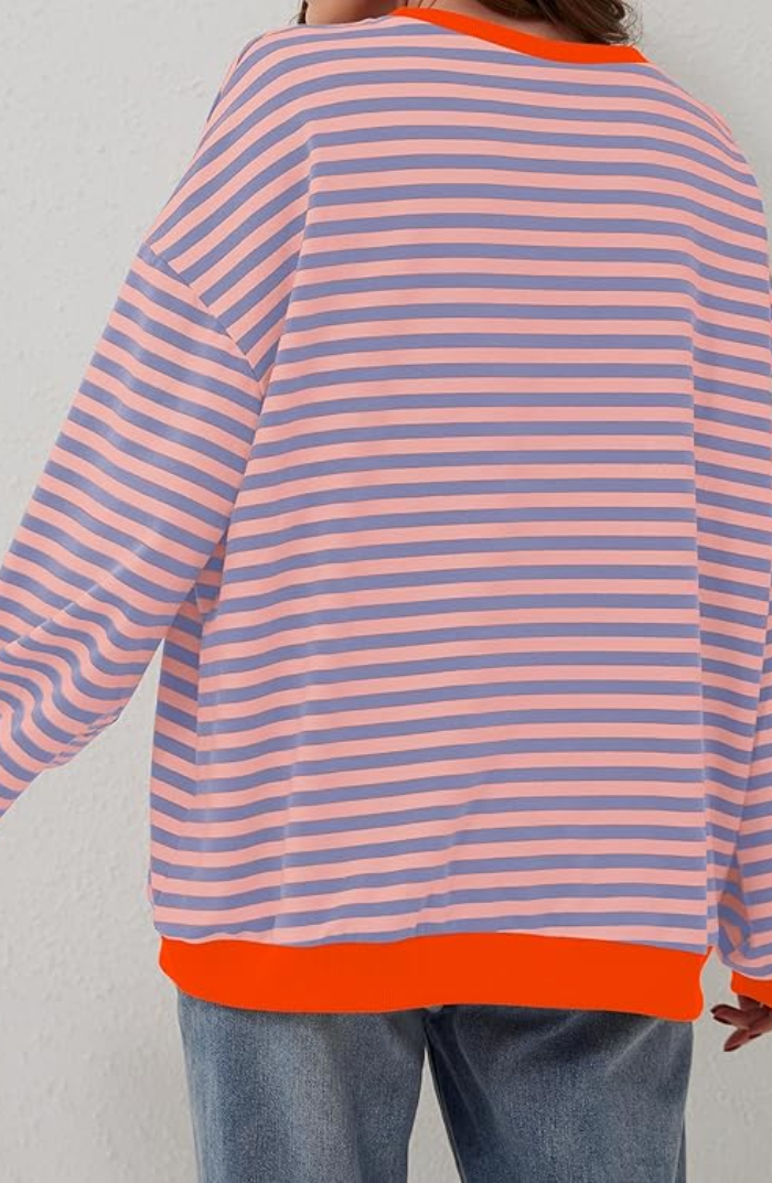 Olivia™ - Oversized Striped Jumper