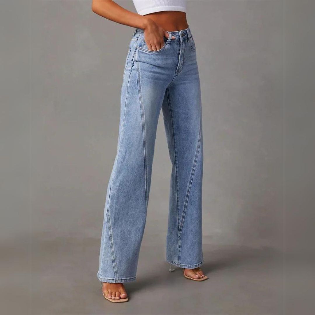 Ivana™ - Elegant Flared Denim Pants