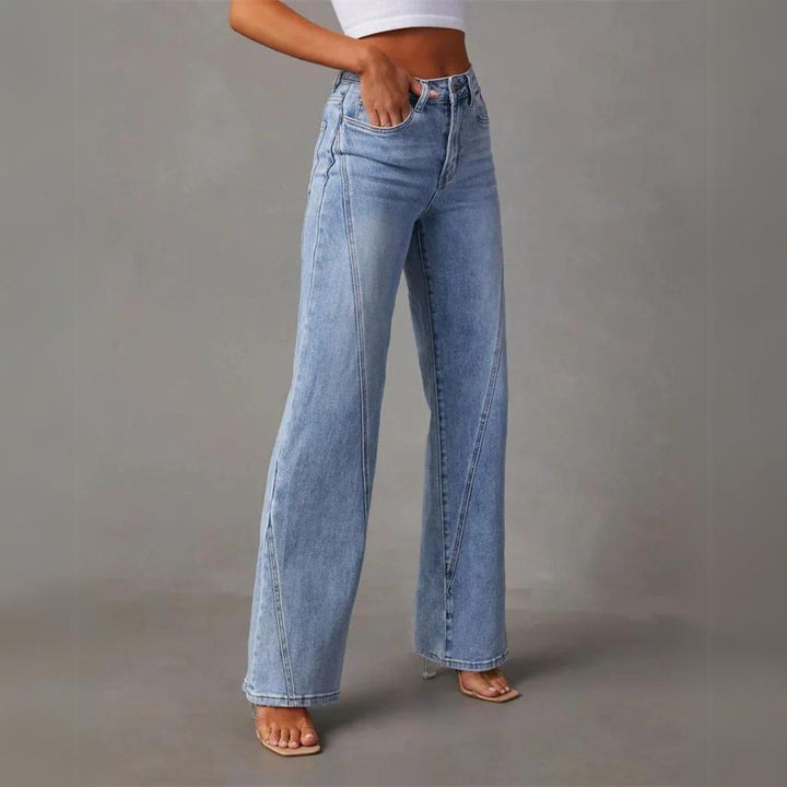 Ivana™ - Elegant Flared Denim Pants