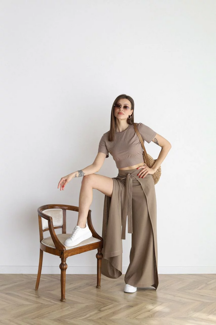 Zelena™- Wide Linen Pants