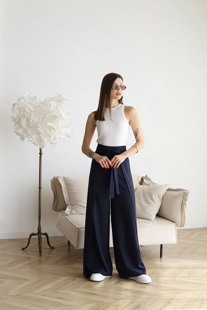 Zelena™- Wide Linen Pants