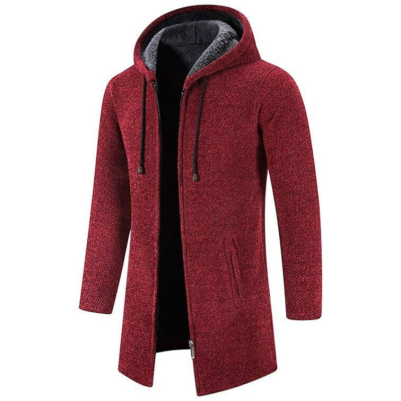 Piolo™ - Men's Mid-Length Hooded Wool Jacket