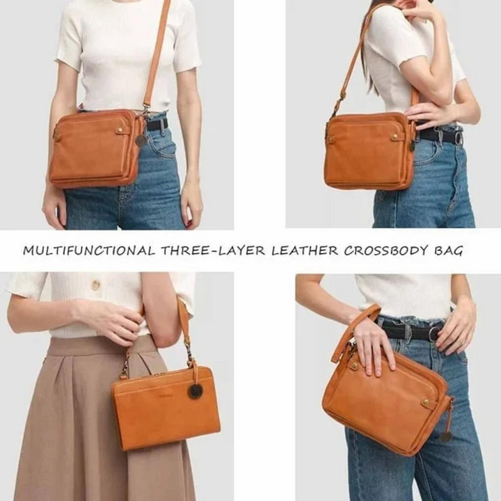 Climy™ - Crossbody Leather Shoulder Bags and Clutches