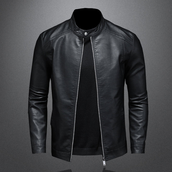 Hyder™- Men's Leather Moto Jacket