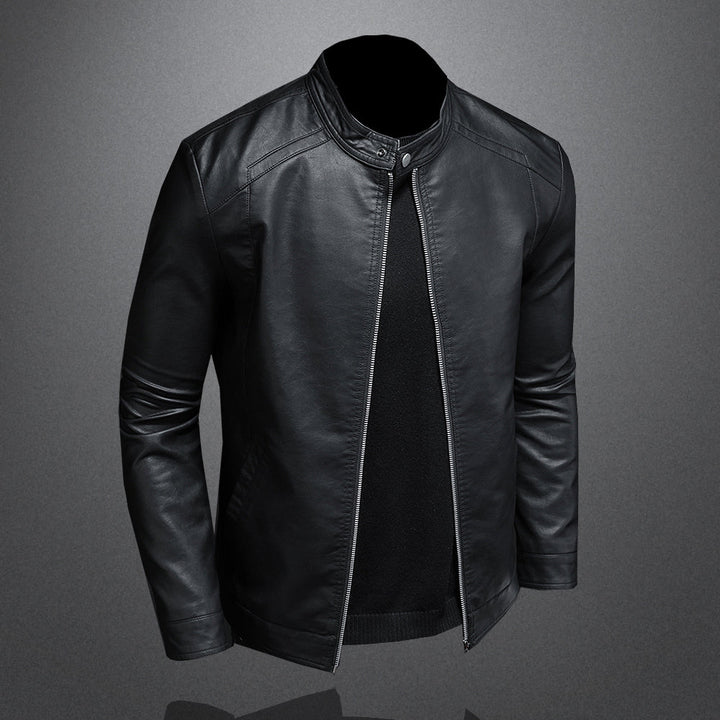 Hyder™- Men's Leather Moto Jacket