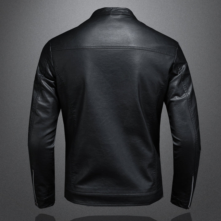 Hyder™- Men's Leather Moto Jacket