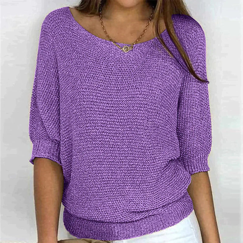 Leyeal™ - Elegant Loose Fit Pullover