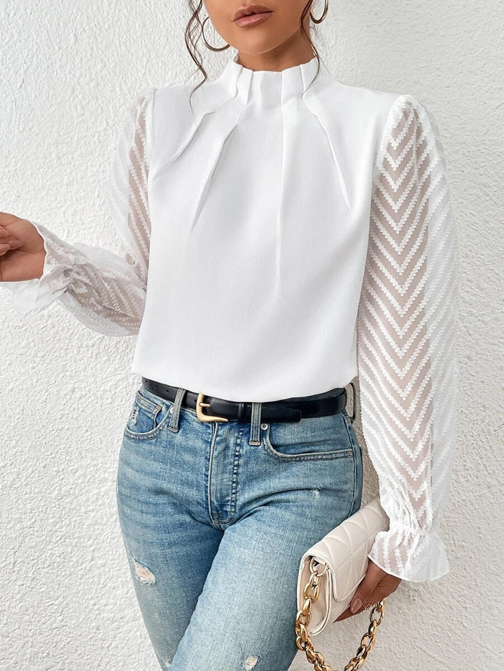 Shana™ - Elegant Ruffled Long Sleeve Top