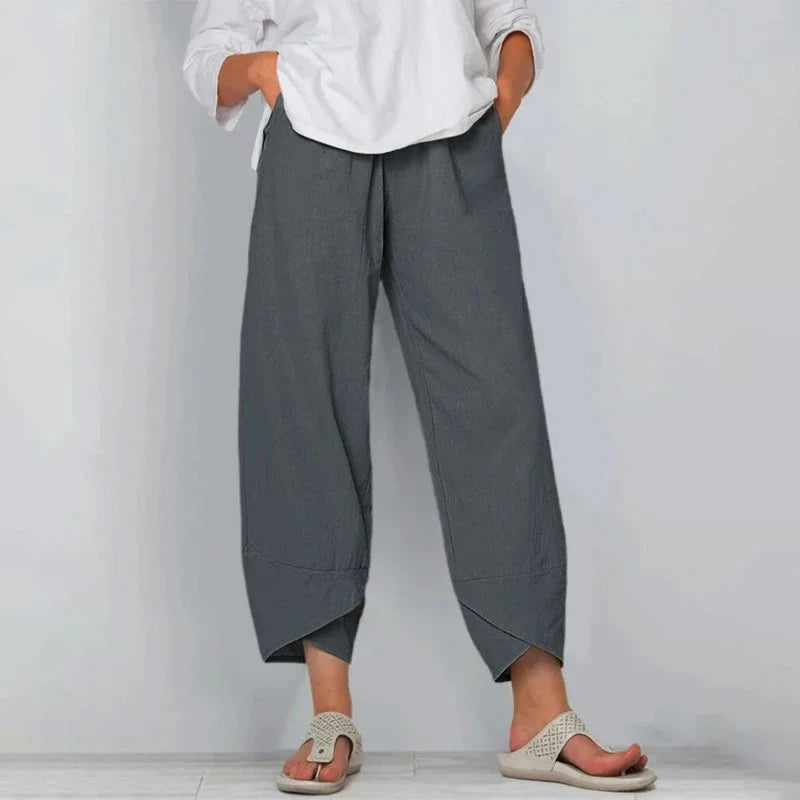 Lenny™ | Cotton Linen Women's Loose Straight Pants