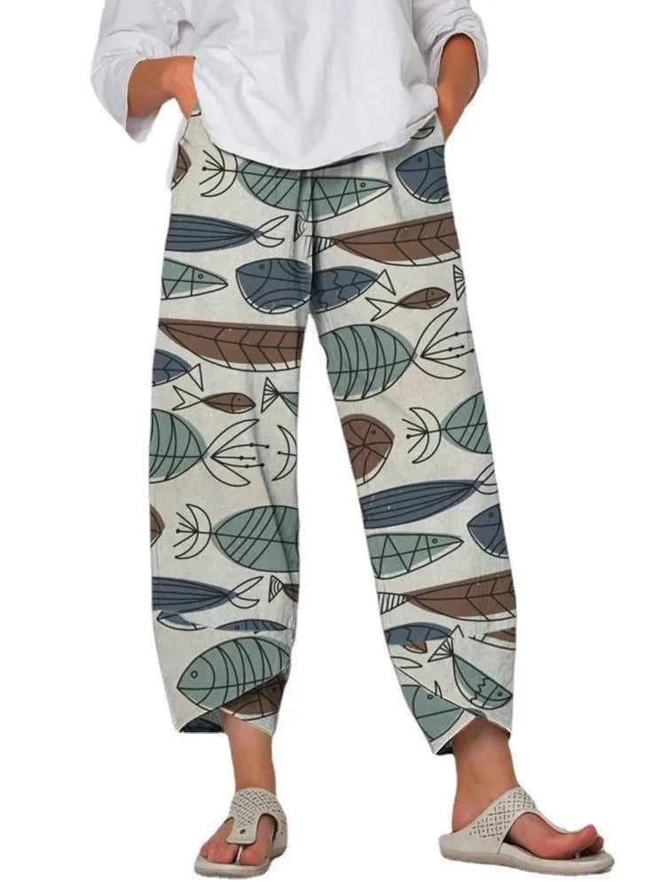 Nellie™ - Women's Trendy Casual Printed Pants