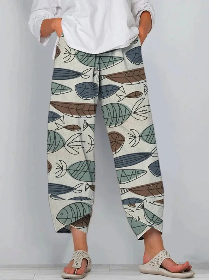 Nellie™ - Women's Trendy Casual Printed Pants