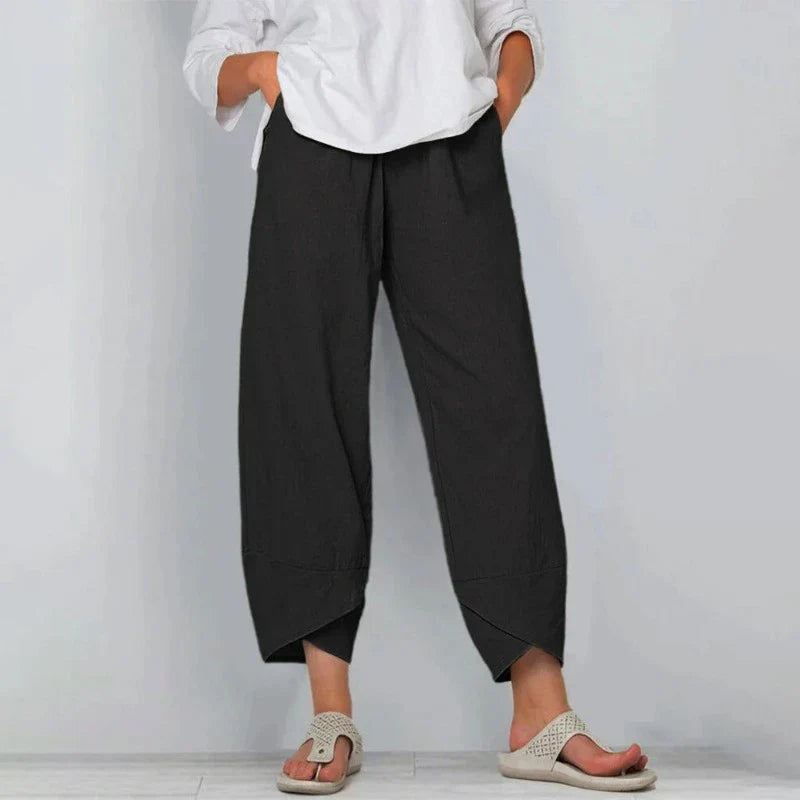 Lenny™ | Cotton Linen Women's Loose Straight Pants