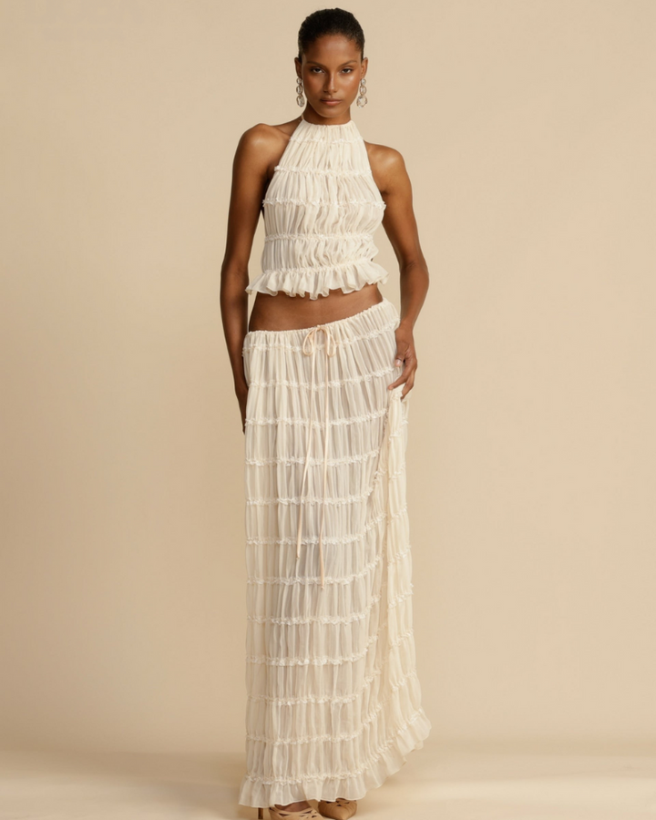 Adelaide™ - Halter Top with Flowy Skirt