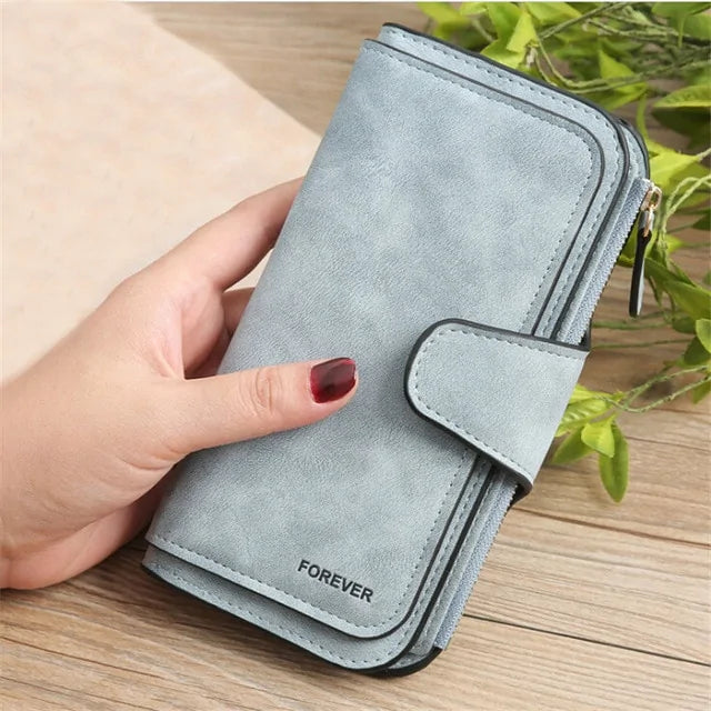 Ferly™ - Stylish Matte Multi-Functional Folding Wallet for Women